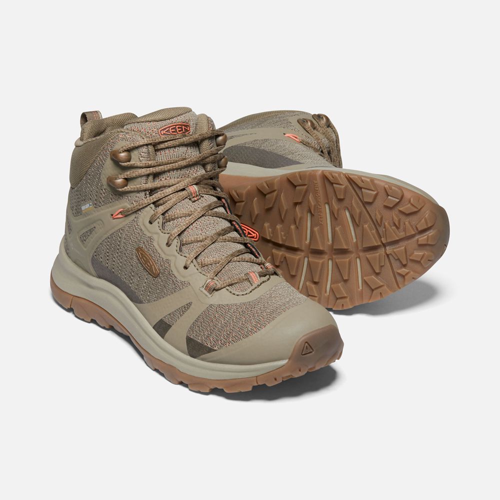 Keen Vandringskängor Dam Khaki - Terradora Ii Waterproof - 718295NFL